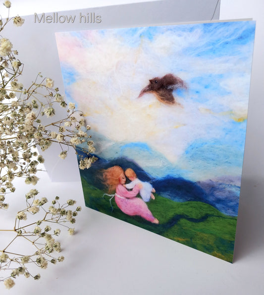 Blahopřání s obálkou "Štěstí"