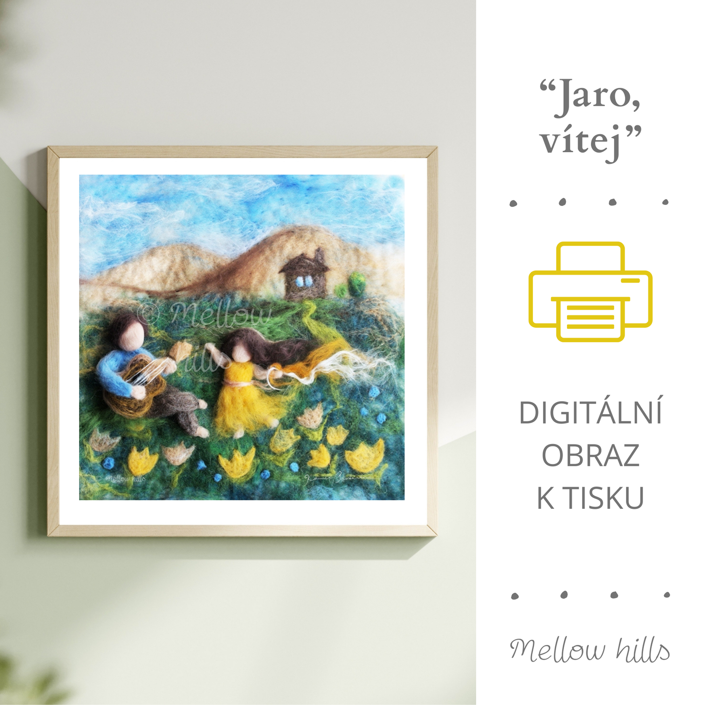 Jaro, vítej - obraz k vytištění