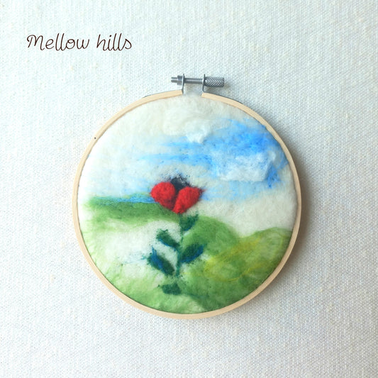 Leucanthemum - vlněný obrázek