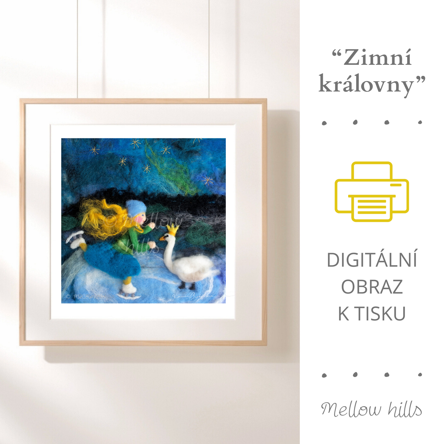 Zimní královny - obraz k vytištění