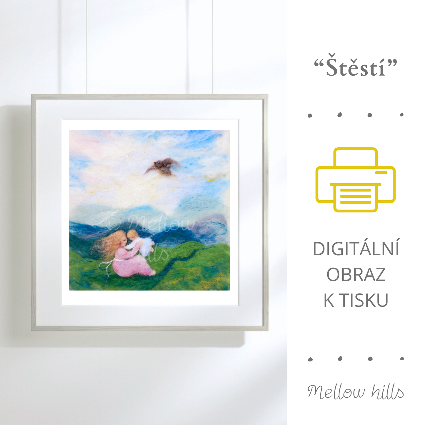 Štěstí - obraz k vytištění